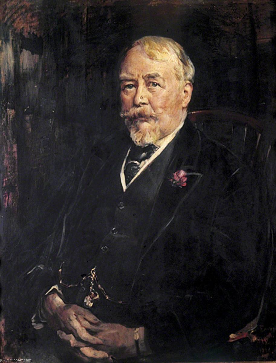 Buy Museum Art Reproductions Major Walter Rowley, FGS, Member of the Board of Governors of the Yorkshire College of Science and Council (1874), Member of the Council (1904–1920), 1926 by Edwin Arthur Ward (1859-1933) | ArtsDot.com