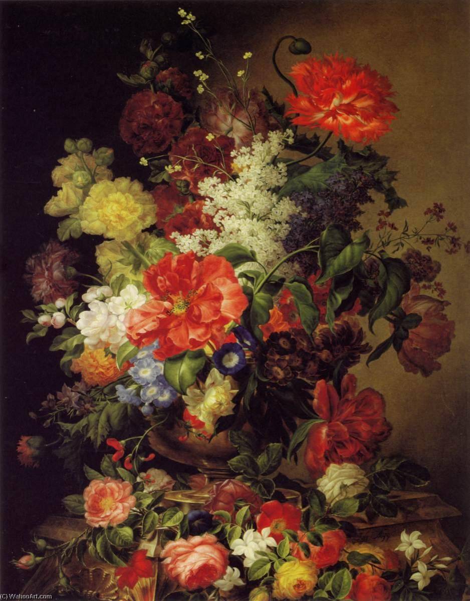 Flower Piece, 1835 by Joseph Nigg Joseph Nigg | ArtsDot.com