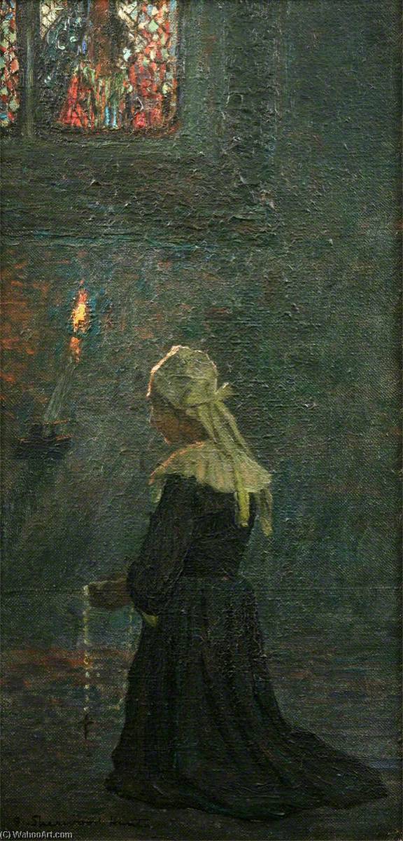 Order Art Reproductions At Prayer, 1905 by George Sherwood Hunter (1846-1920) | ArtsDot.com