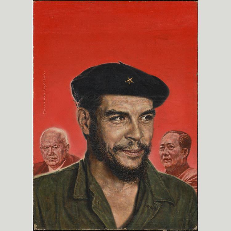 Buy Museum Art Reproductions Guevara, Khrushchev and Mao Tse tung, 1960 by Bernard Safran (Inspired By) (1924-1995) | ArtsDot.com