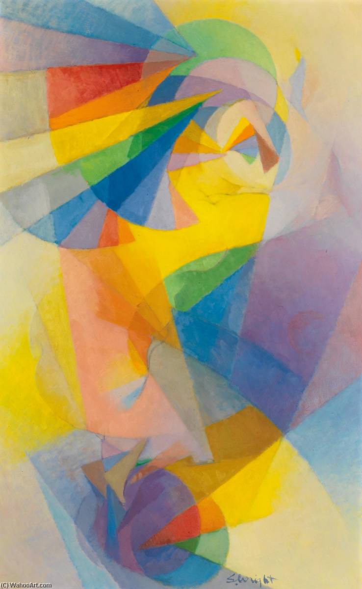 Flying Figure No. 2 by Stanton Macdonald Wright (1890-1973) Stanton Macdonald Wright | ArtsDot.com