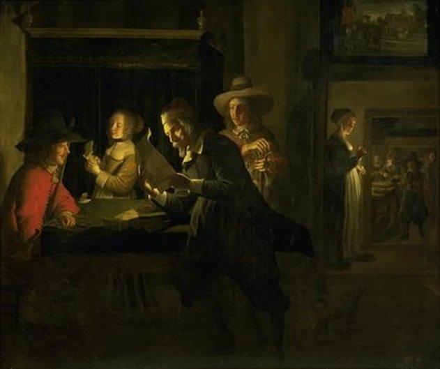Evening Interior, 1651 by Wolfgang Heimbach Wolfgang Heimbach | ArtsDot.com