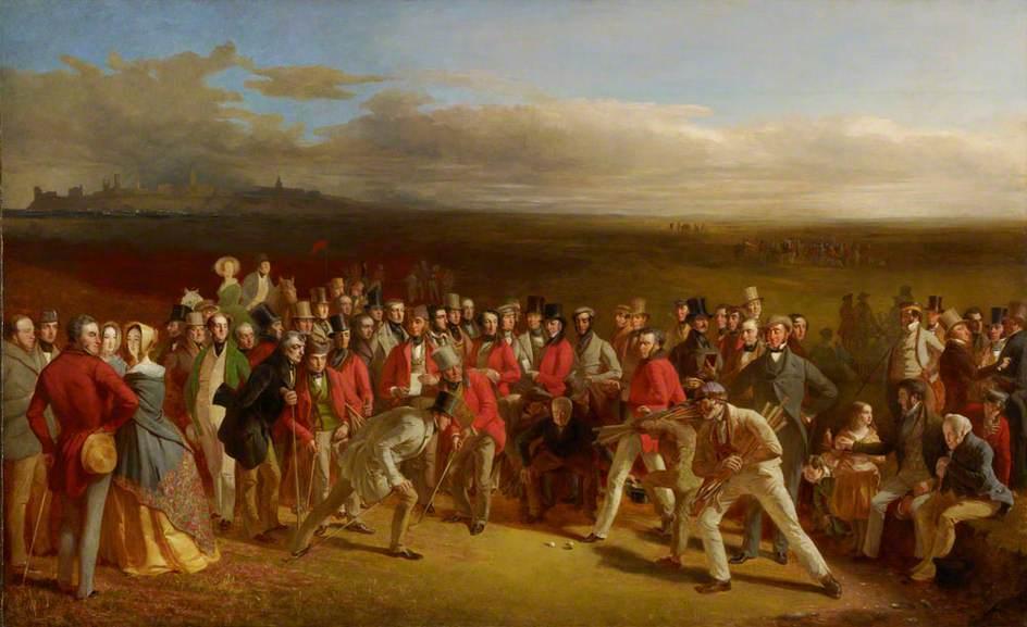 Compra Riproduzioni D'arte Del Museo I golfisti, 1847 di Charles Lees (1800-1880) | ArtsDot.com