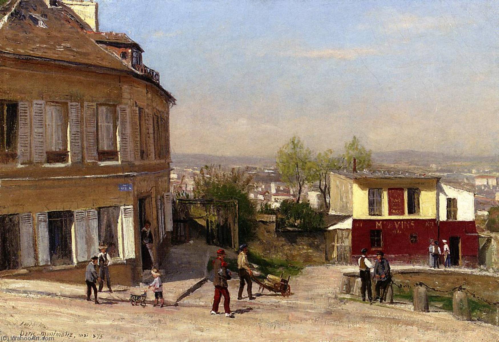 Montmartre, Paris, 1875 by Berndt Lindholm Berndt Lindholm | ArtsDot.com