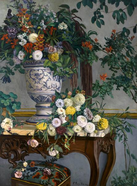 Buy Museum Art Reproductions Fleurs by Jean Frederic Bazille (1841-1870, France) | ArtsDot.com