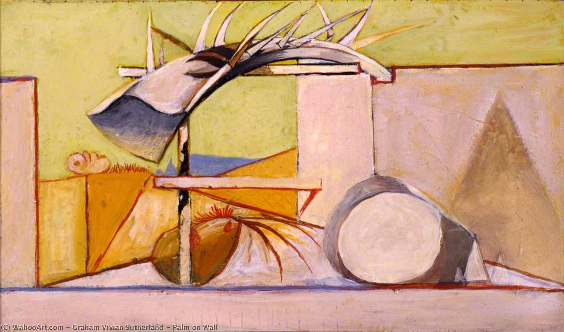 Obter Reproduções De Belas Artes Palma na parede, 1948 por Graham Vivian Sutherland (Inspirado por) (1903-1980, United Kingdom) | ArtsDot.com
