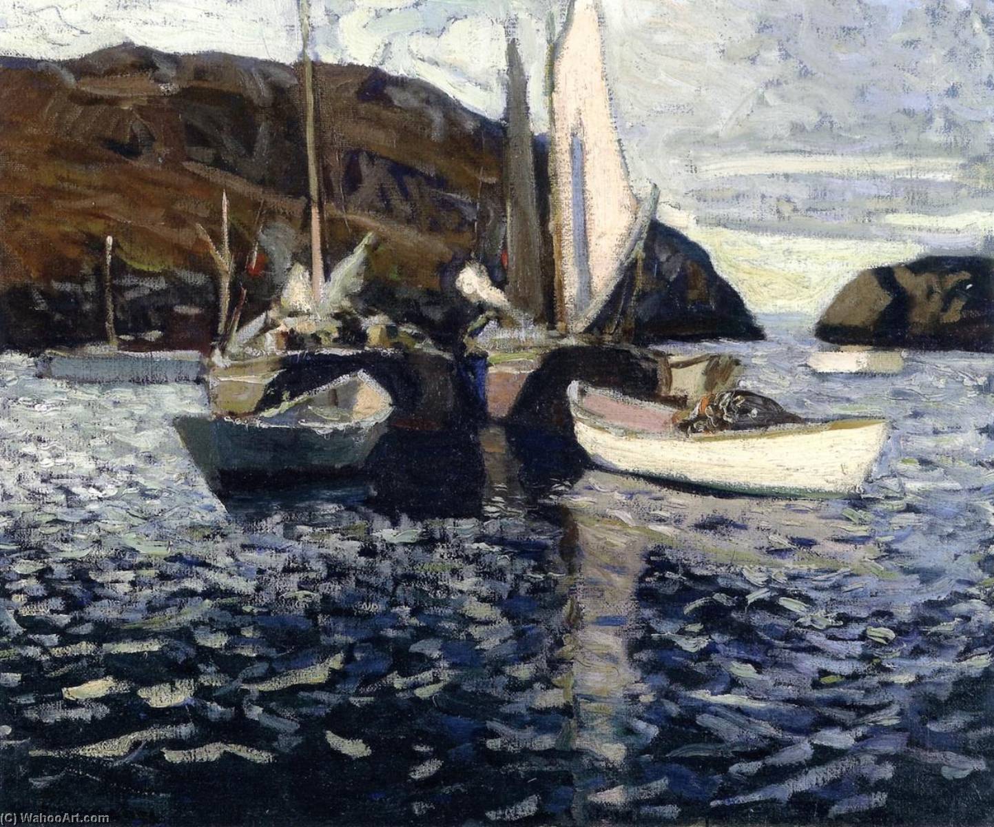 Fishing Boats, 1903 by Eric Hudson Eric Hudson | ArtsDot.com