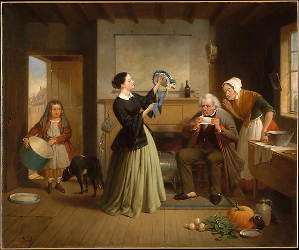 The New Bonnet, 1858 by Francis William Edmonds Francis William Edmonds | ArtsDot.com