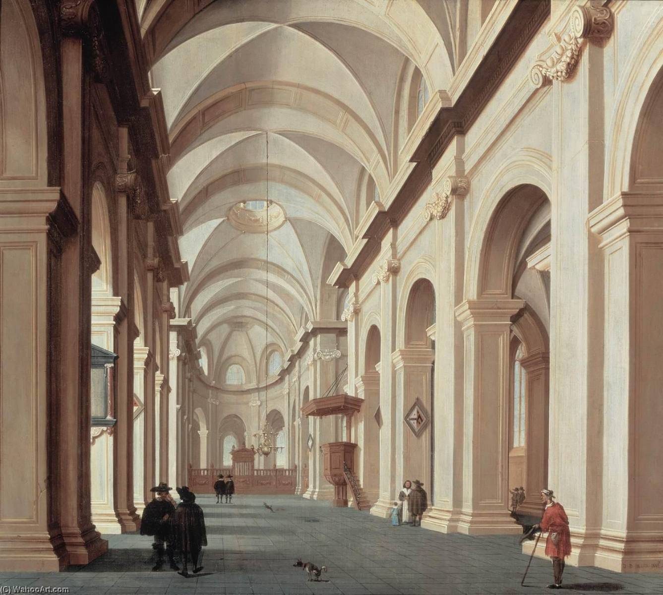 Church Interior, 1656 by Daniel De Blieck Daniel De Blieck | ArtsDot.com