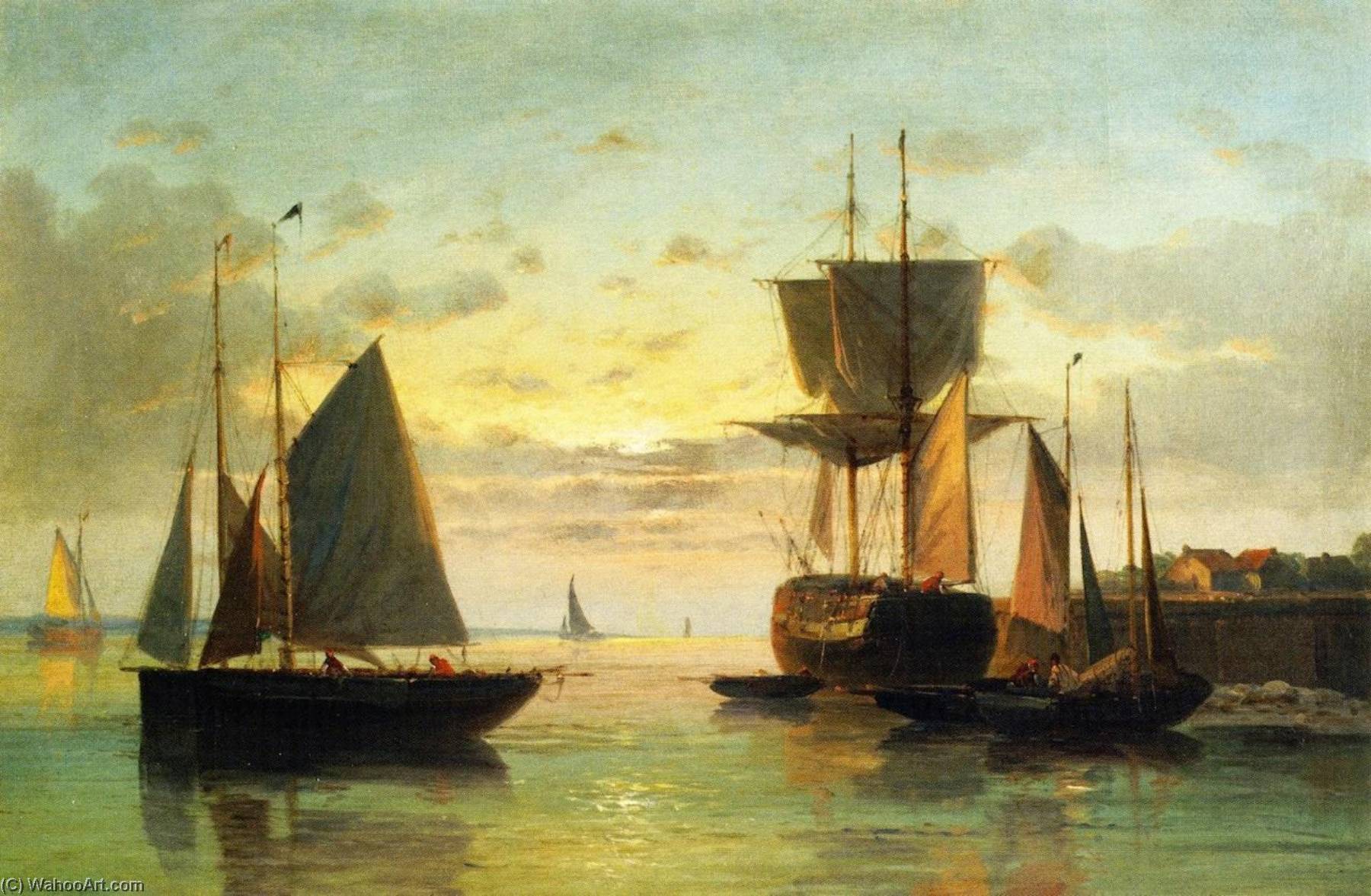 Morning in the Harbor by George Herbert Mccord George Herbert Mccord | ArtsDot.com