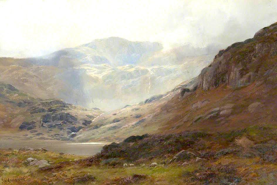Order Paintings Reproductions Leverswater by James Henry Crossland (1852-1939) | ArtsDot.com