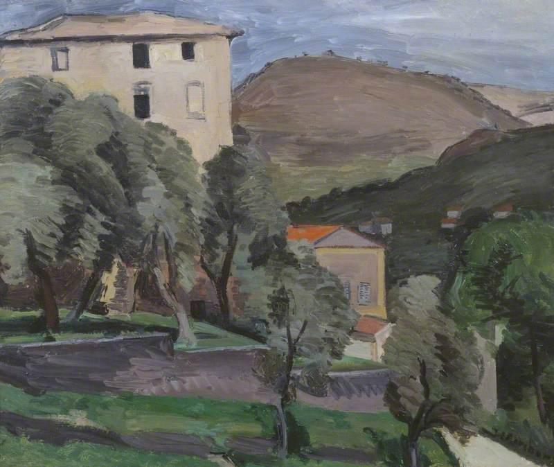 Ordinare Riproduzioni D'arte Paesaggio a Vence, 1927 di Jean Hippolyte Marchand | ArtsDot.com