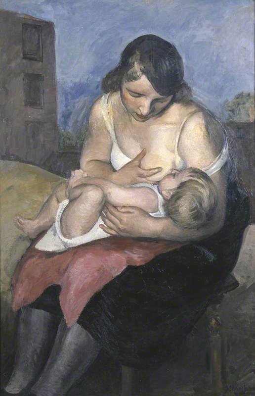 Buy Museum Art Reproductions Maternity, 1921 by Jean Hippolyte Marchand | ArtsDot.com
