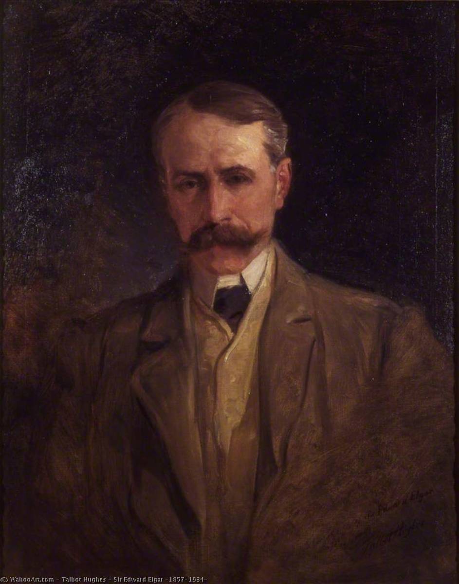 Order Artwork Replica Sir Edward Elgar (1857–1934), 1905 by Talbot Hughes (1869-1942) | ArtsDot.com