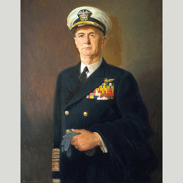 Admiral Ernest Joseph King, 1947 by Albert Ketcham Murray (1906-1992) Albert Ketcham Murray | ArtsDot.com