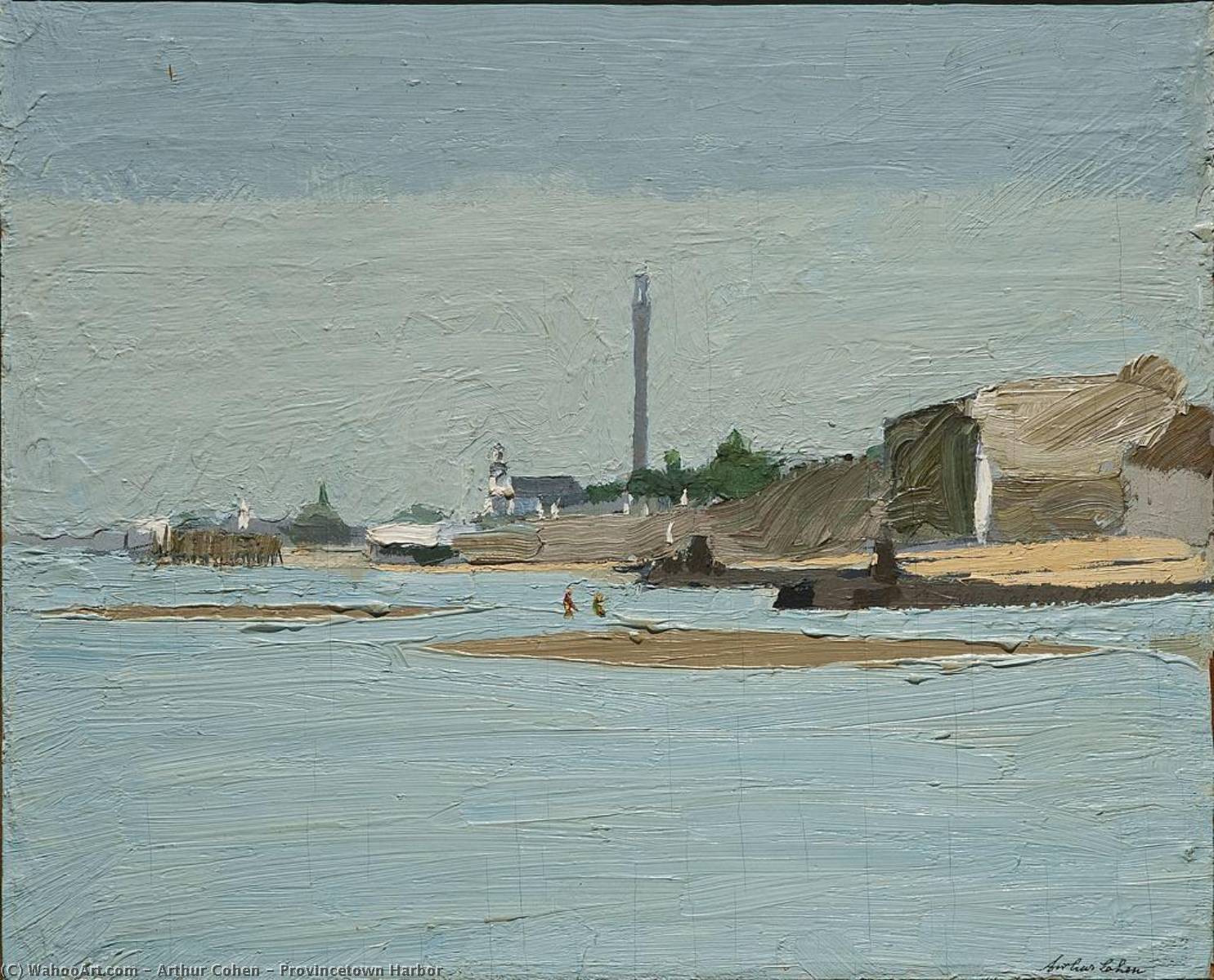 Buy Museum Art Reproductions Provincetown Harbor, 1964 by Arthur Cohen (Inspired By) (1928-1986, United States) | ArtsDot.com