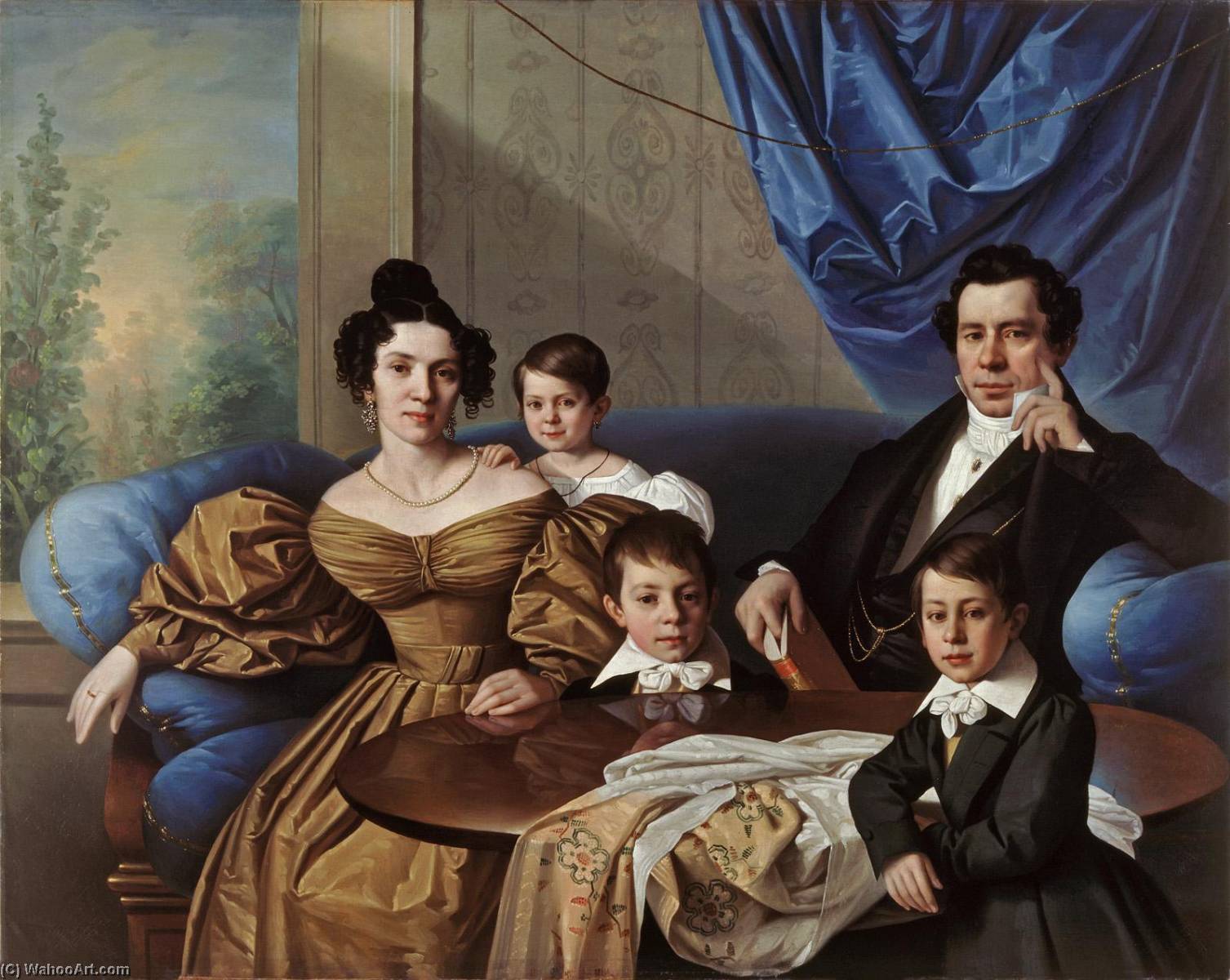 Family of Dr. dr. Fru i, 1835 by Jozef Jakob Tominc Jozef Jakob Tominc | ArtsDot.com