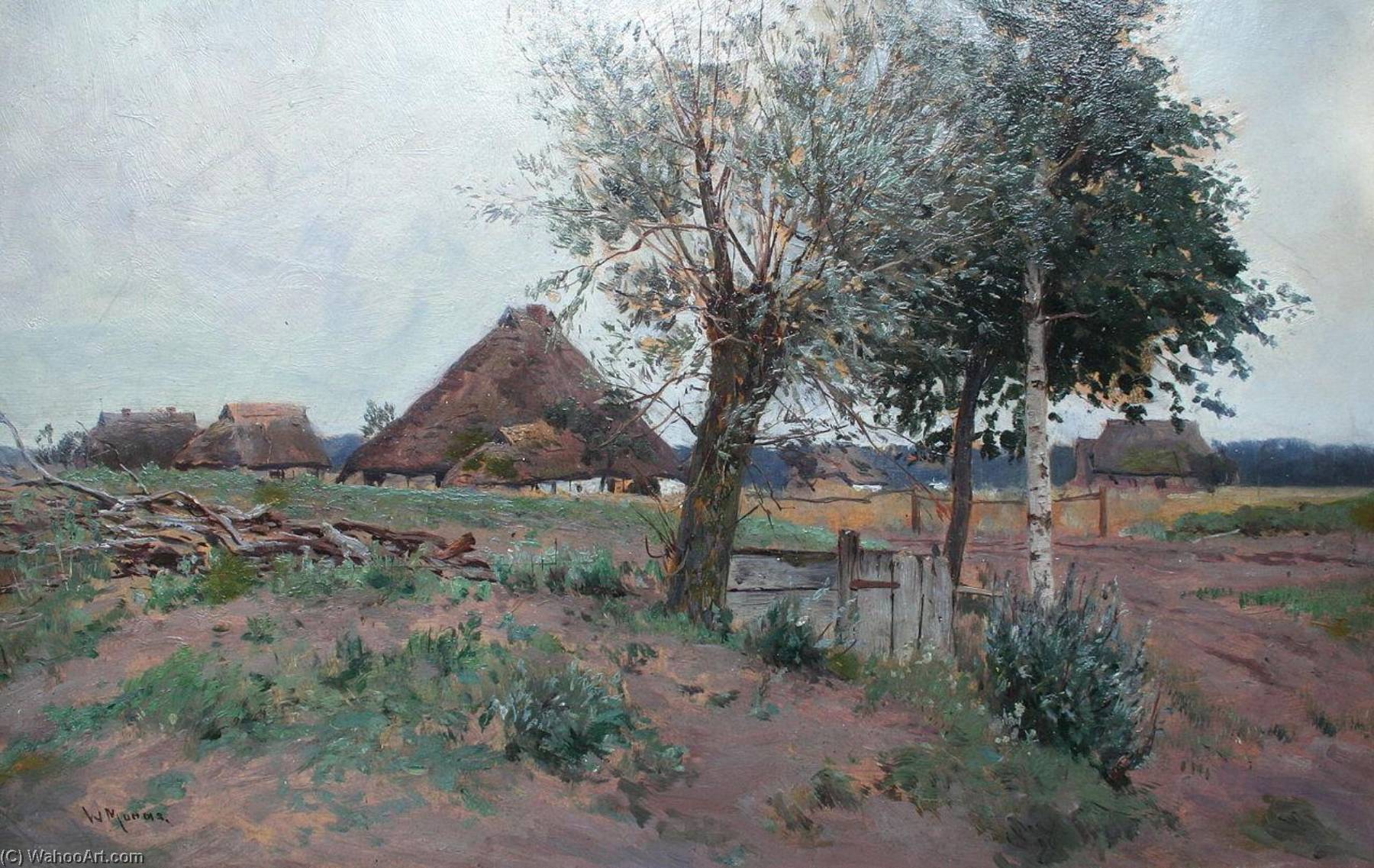 Märkisches village, 1888 by Walter Moras Walter Moras | ArtsDot.com