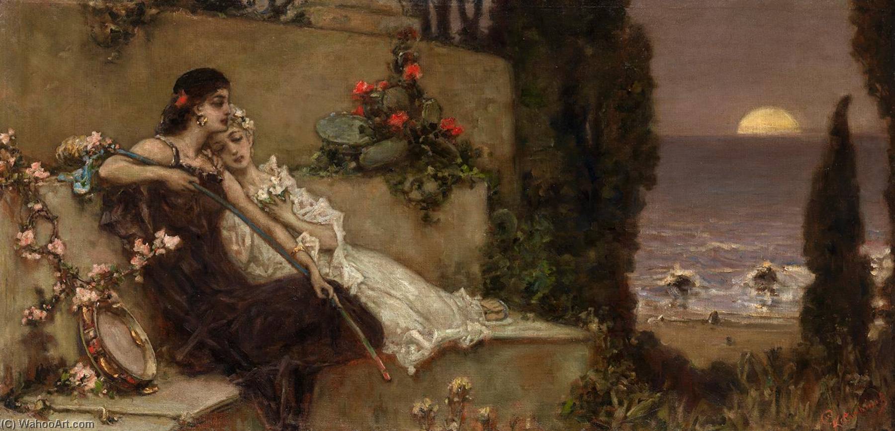 Order Oil Painting Replica Morning Silence by Wilhelm Kotarbinski (1848-1921) | ArtsDot.com