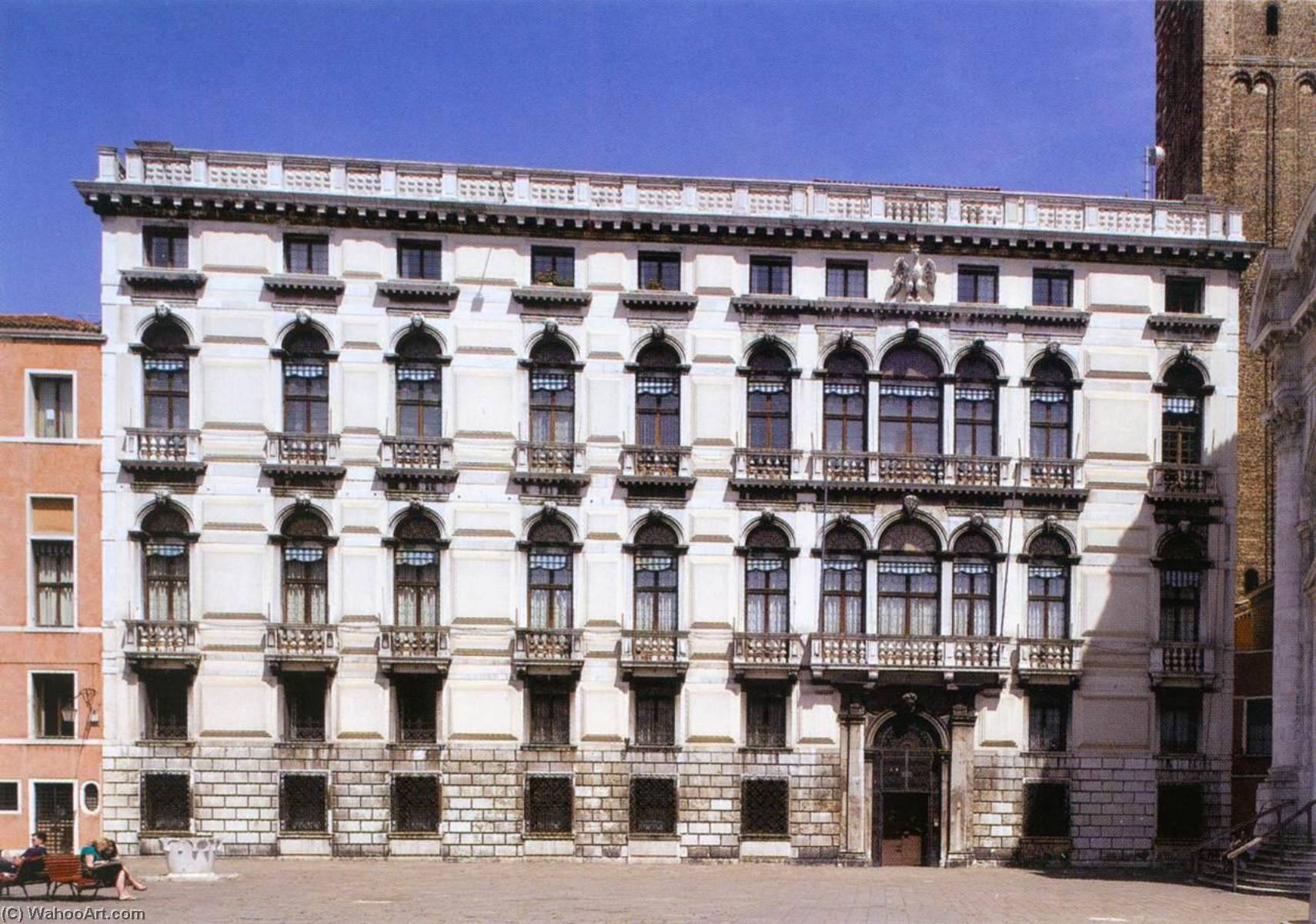 Palazzo Labia Façade, 1680 by Andrea Cominelli Andrea Cominelli | ArtsDot.com
