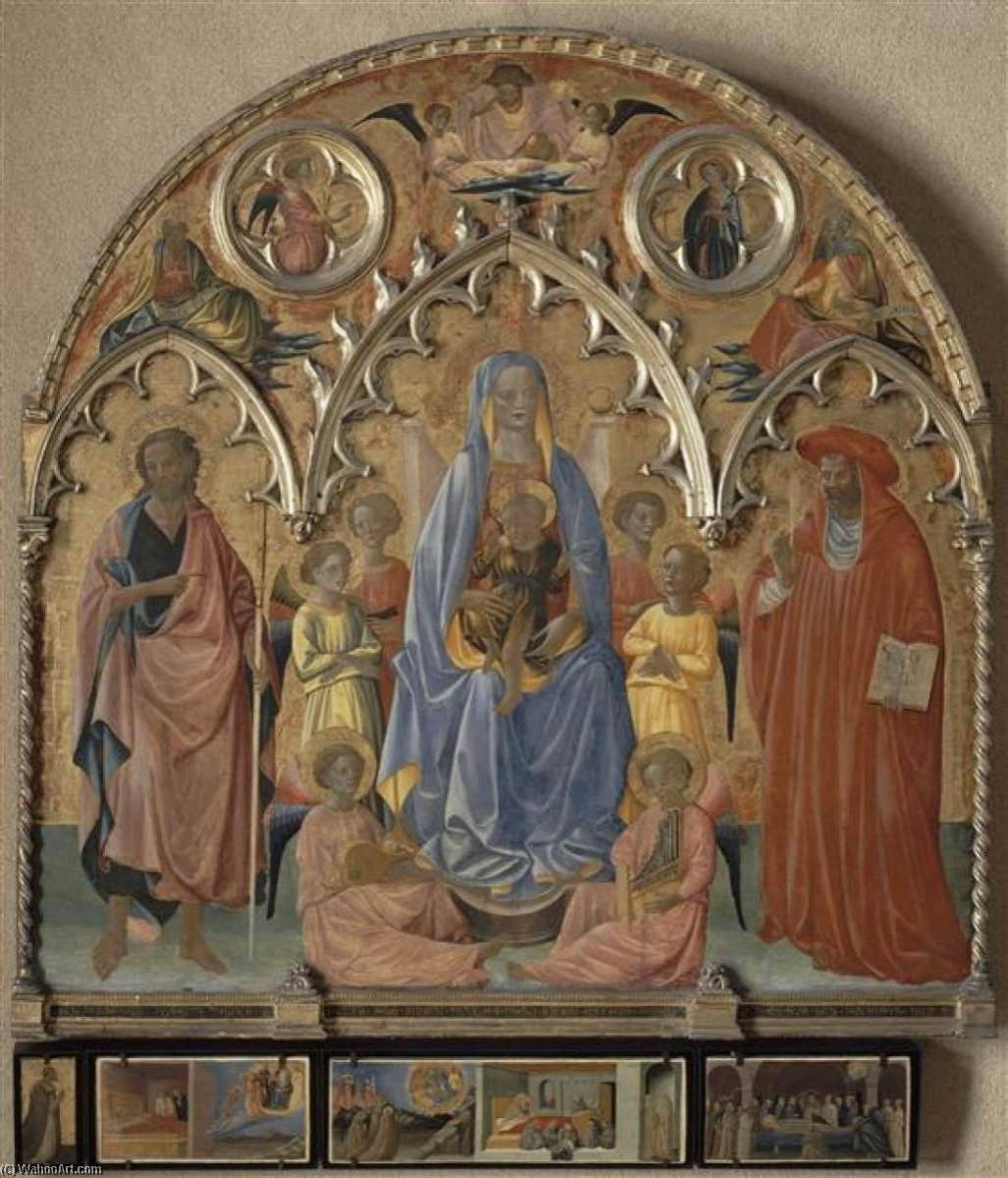Order Art Reproductions Rinieri Altarpiece, 1431 by Francesco D'antonio Di Bartolommeo (1393-1433) | ArtsDot.com