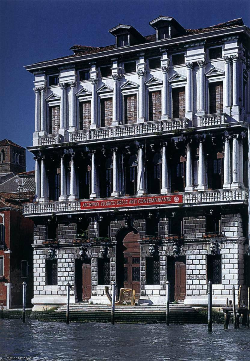 Buy Museum Art Reproductions Ca` Corner della Regina Facade, 1726 by Domenico Rossi (1678-1742) | ArtsDot.com