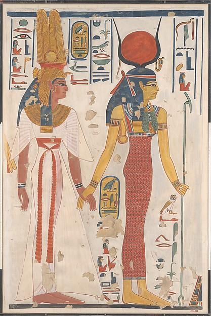 Queen Nefertari being led by Isis, 1213 by Charles K Wilkinson Charles K Wilkinson | ArtsDot.com