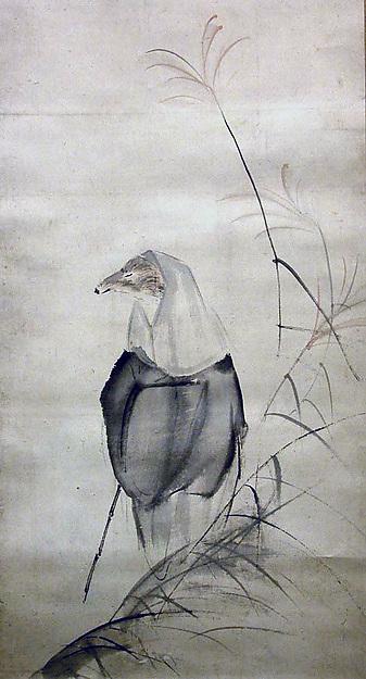 Order Oil Painting Replica Hakuzosu the Fox Spirit by Otagaki Rengetsu | ArtsDot.com