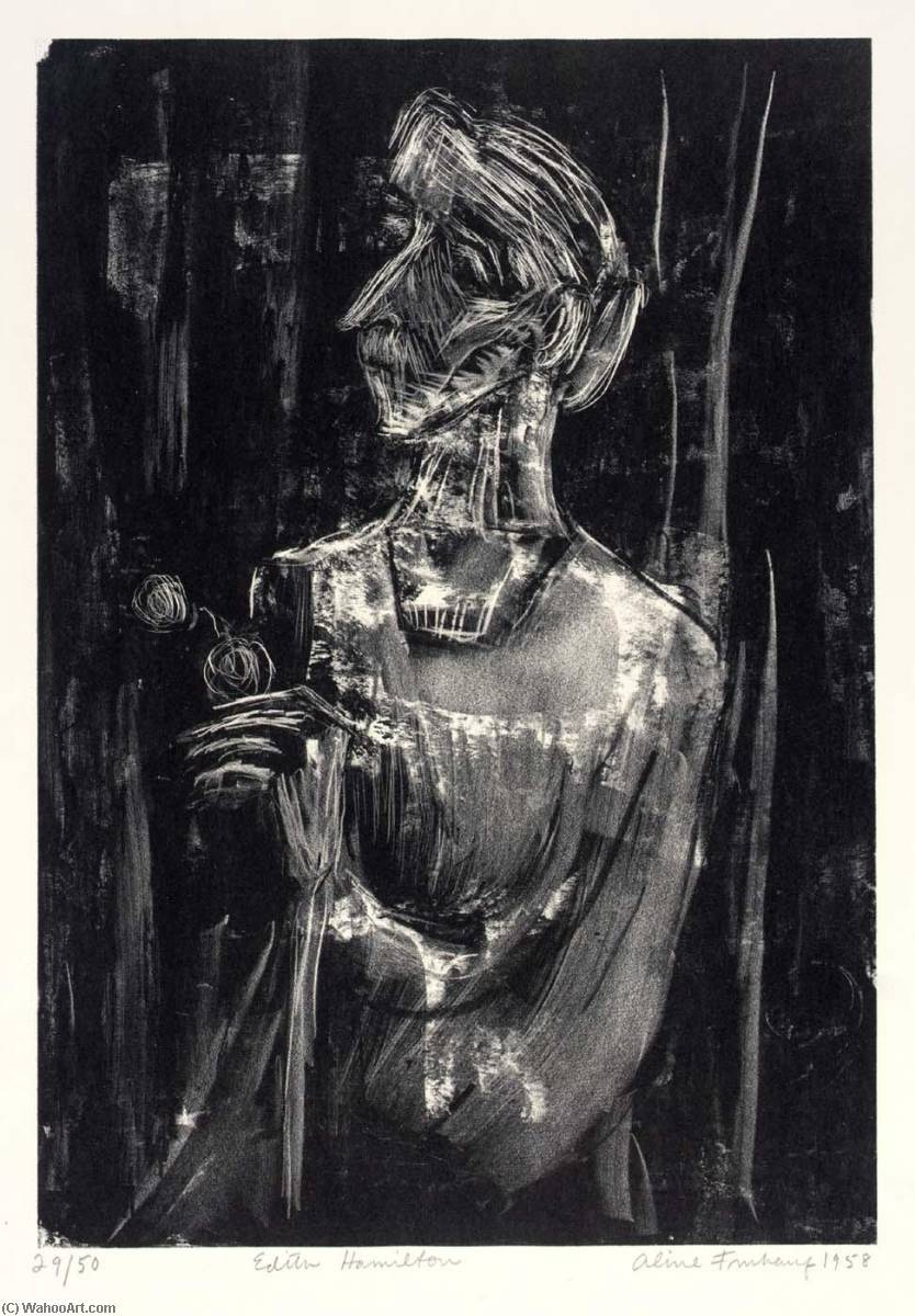 Edith Hamilton, 1958 by Aline Fruhauf (1907-1978) Aline Fruhauf | ArtsDot.com