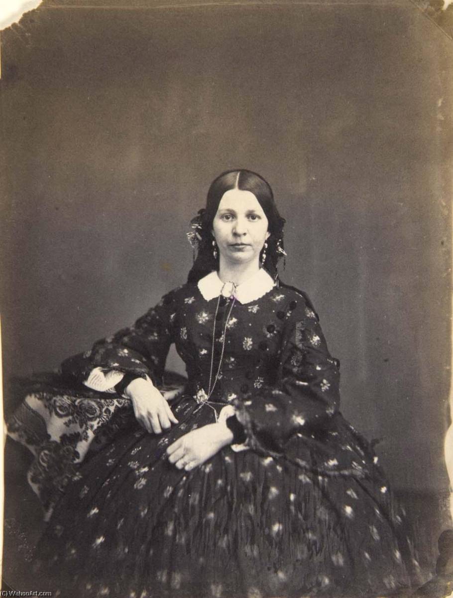 Seated Young Woman, 1857 by Oliver H Willard Oliver H Willard | ArtsDot.com