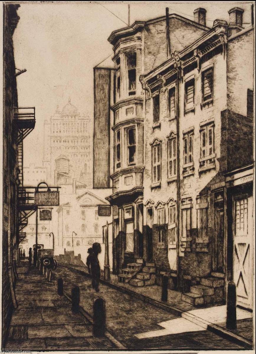 Order Art Reproductions Ludlow Street, 1935 by George A Bradshaw (Inspired By) (1880-1968) | ArtsDot.com