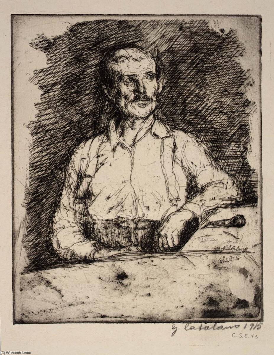 Portrait of a Man, 1915 by Guiseppe Catalano Guiseppe Catalano | ArtsDot.com