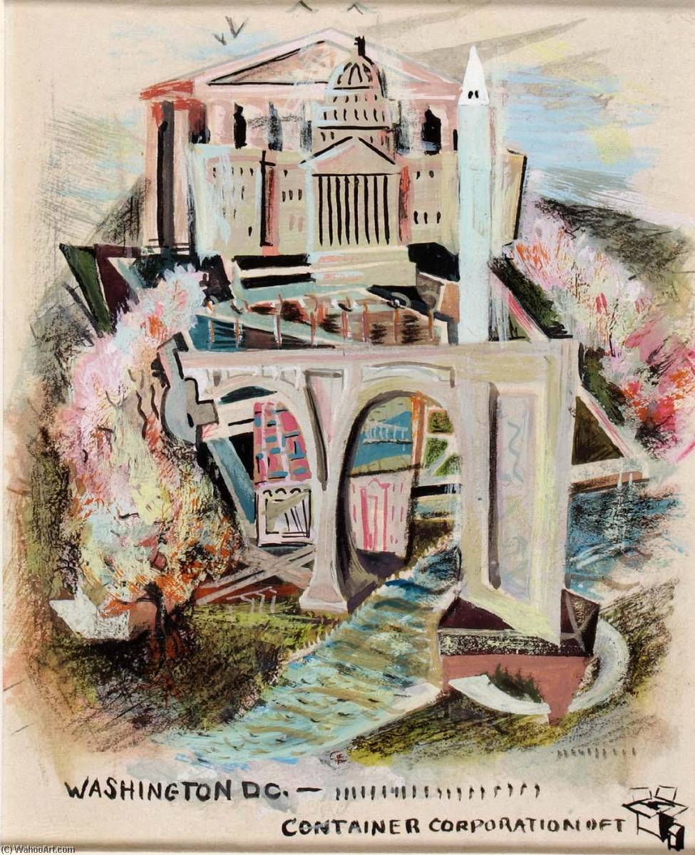 Washington DC, from the United States Series, 1949 by James F Minnicks James F Minnicks | ArtsDot.com