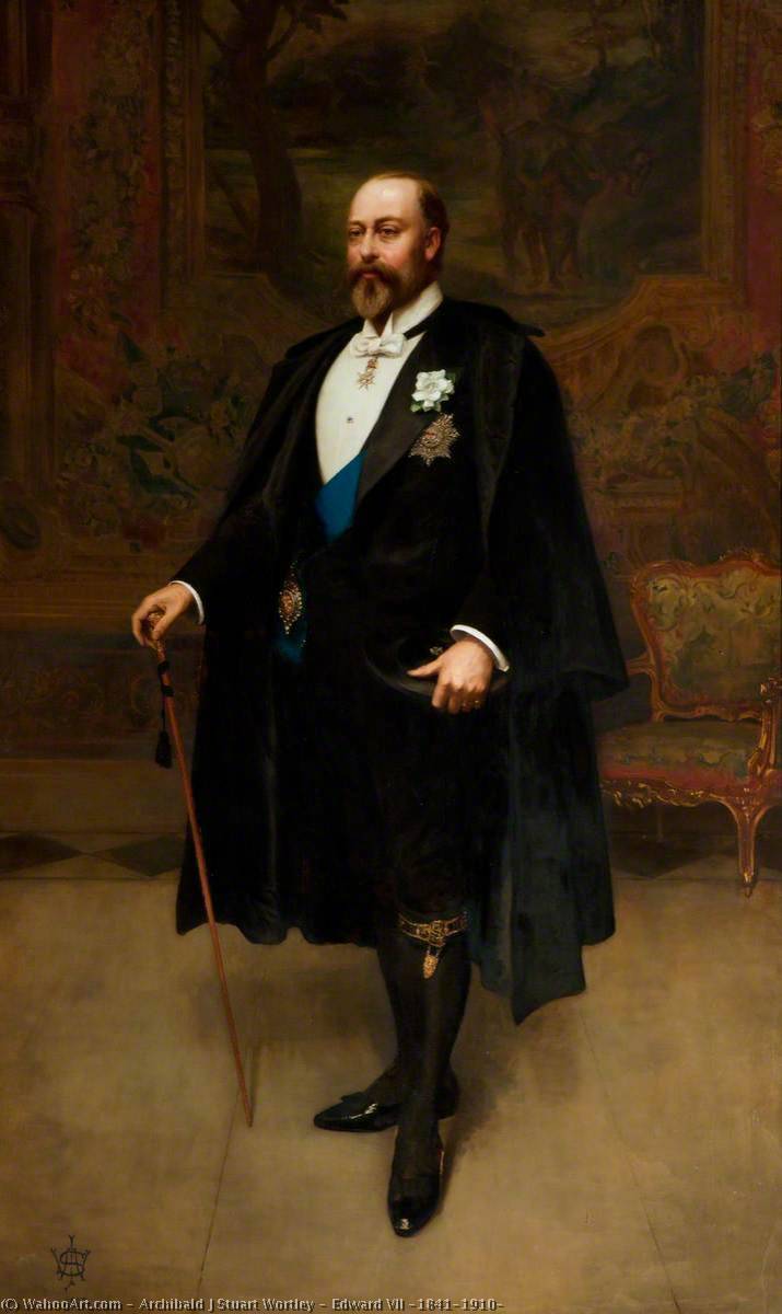 Buy Museum Art Reproductions Edward VII (1841–1910) by Archibald J Stuart Wortley (1849-1905) | ArtsDot.com