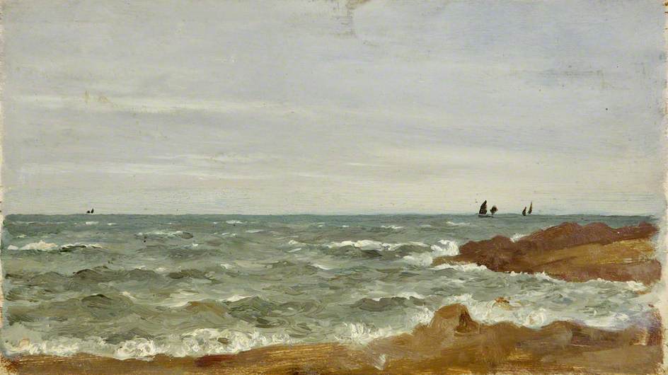 Buy Museum Art Reproductions Seascape, Grey Weather, 1885 by William Matthew Hale (1837-1929) | ArtsDot.com