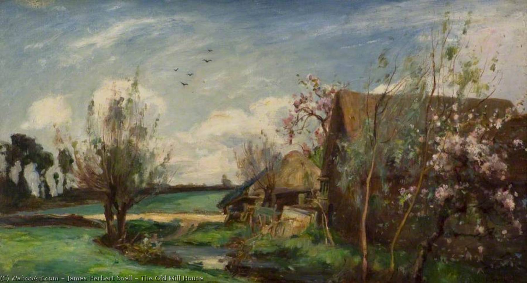 The Old Mill House, 1885 by James Herbert Snell James Herbert Snell | ArtsDot.com