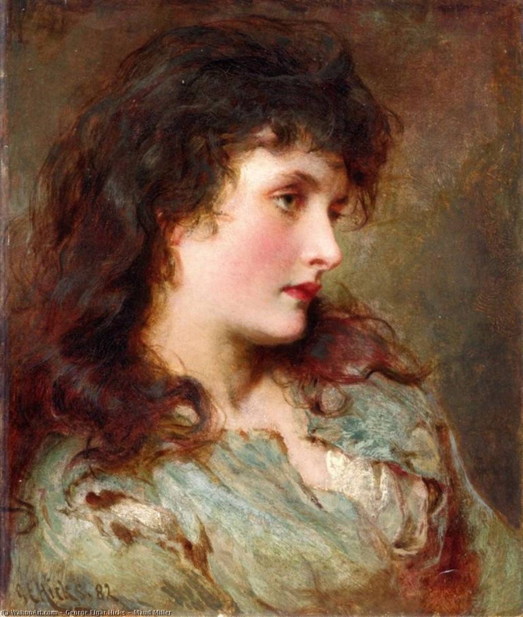 Buy Museum Art Reproductions Maud Miller, 1882 by George Elgar Hicks (1824-1914, United Kingdom) | ArtsDot.com