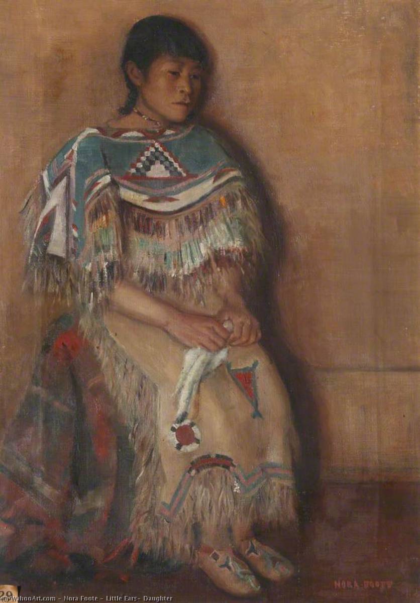 Little Ears` Daughter, 1895 by Nora Foote Nora Foote | ArtsDot.com