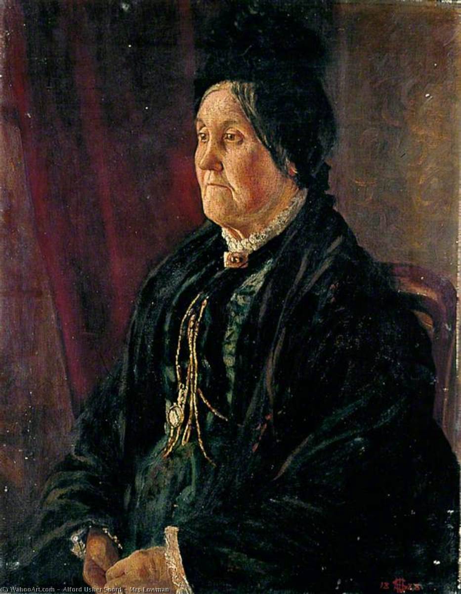 Mrs Lowman, 1888 by Alford Usher Soord Alford Usher Soord | ArtsDot.com
