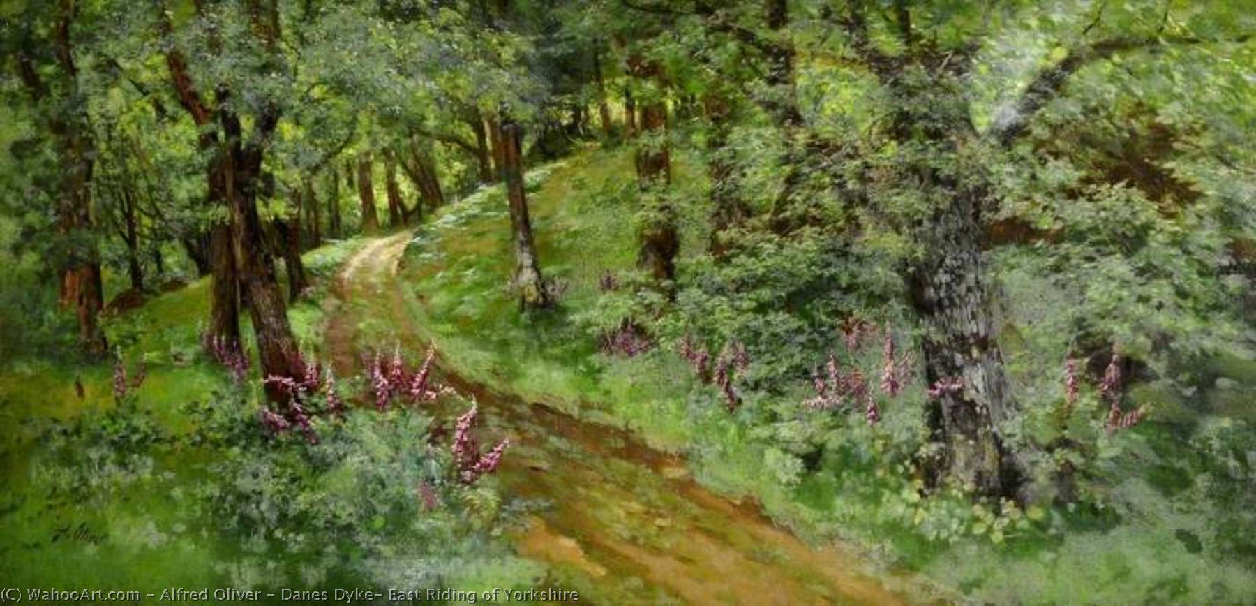 Ordem Reproduções De Pinturas Danes Dyke, East Riding of Yorkshire, 1910 por Alfred Oliver (1868-1943) | ArtsDot.com