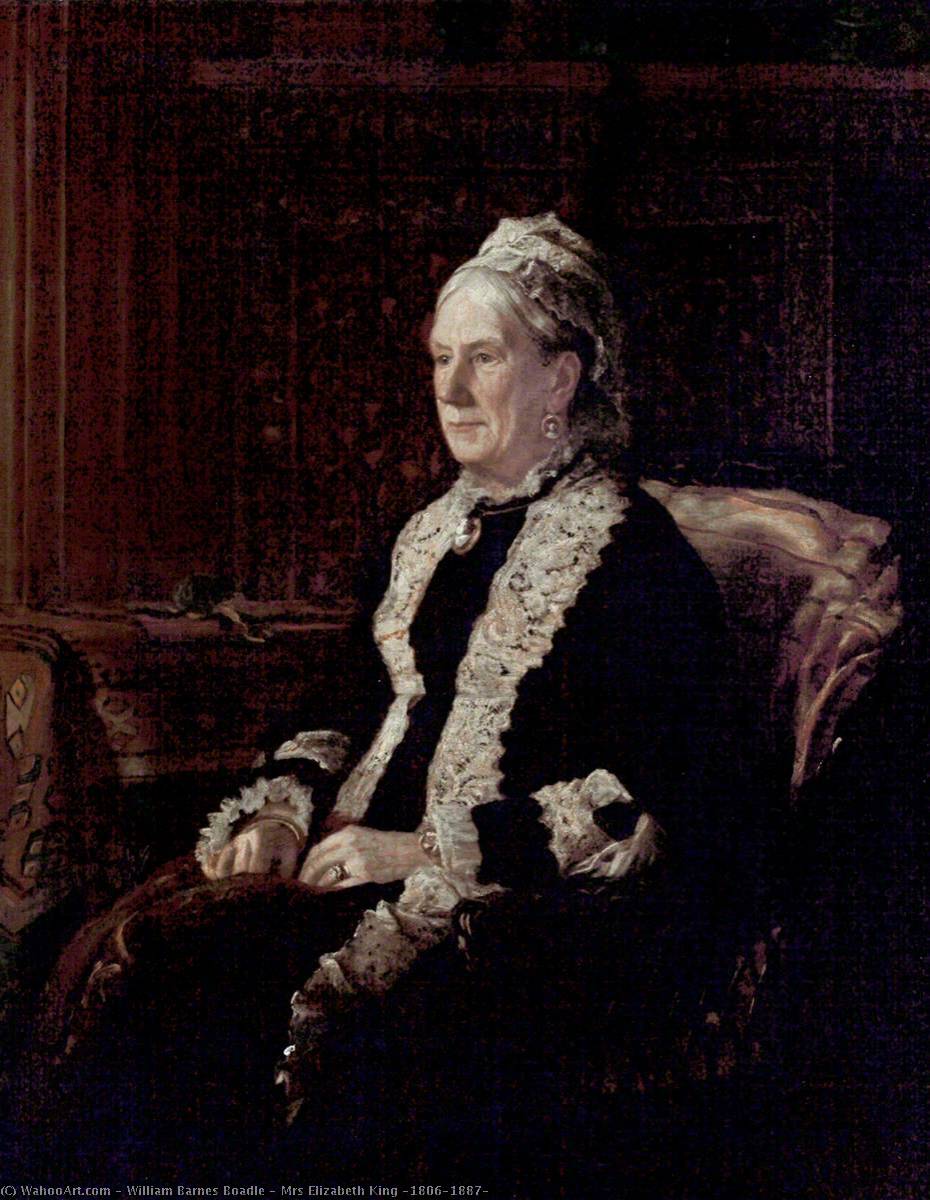 Mrs Elizabeth King (1806–1887) by William Barnes Boadle William Barnes Boadle | ArtsDot.com