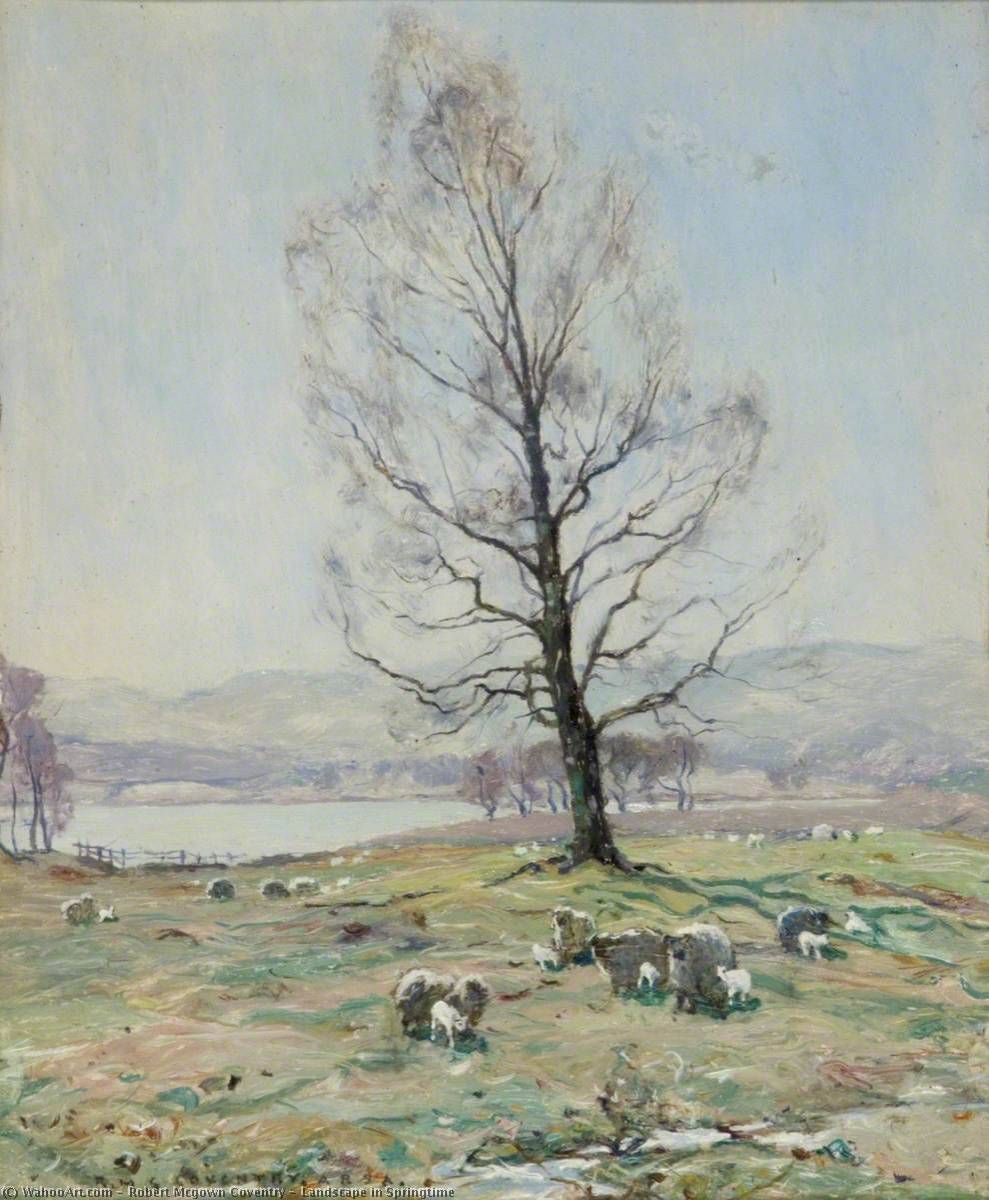 Buy Museum Art Reproductions Landscape in Springtime, 1900 by Robert Mcgown Coventry (1855-1914) | ArtsDot.com
