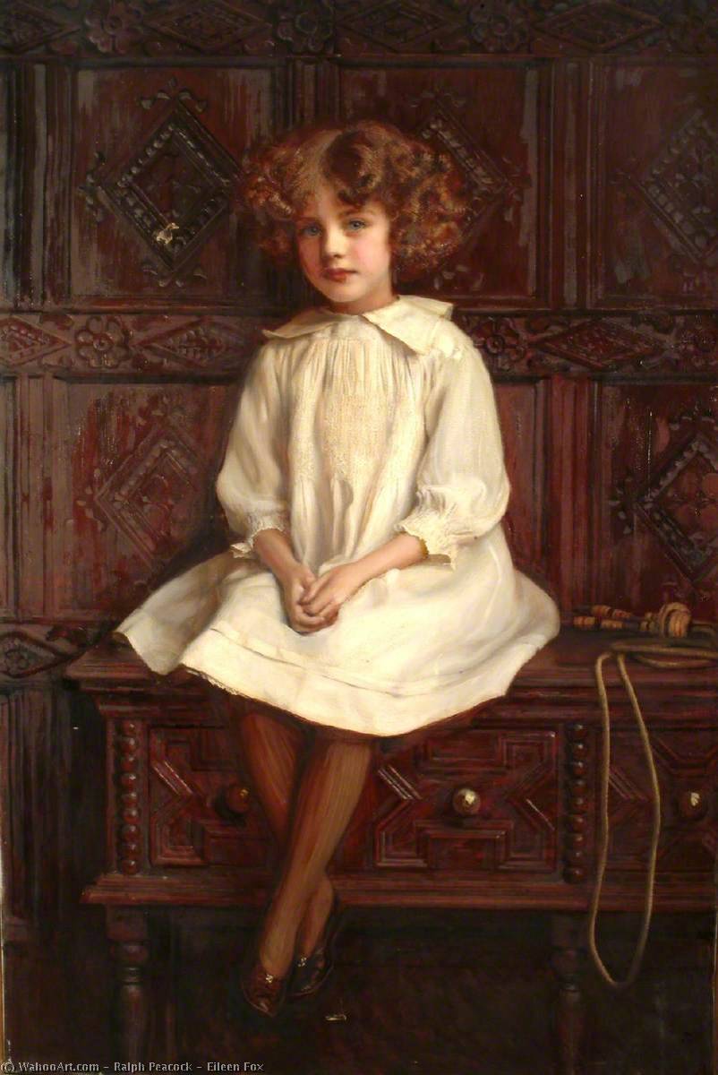 Order Oil Painting Replica Eileen Fox, 1908 by Ralph Peacock (1868-1946) | ArtsDot.com