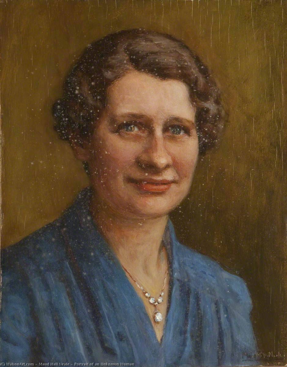 Order Artwork Replica Portrait of an Unknown Woman by Maud Hall Neale (Inspired By) (1869-1960) | ArtsDot.com