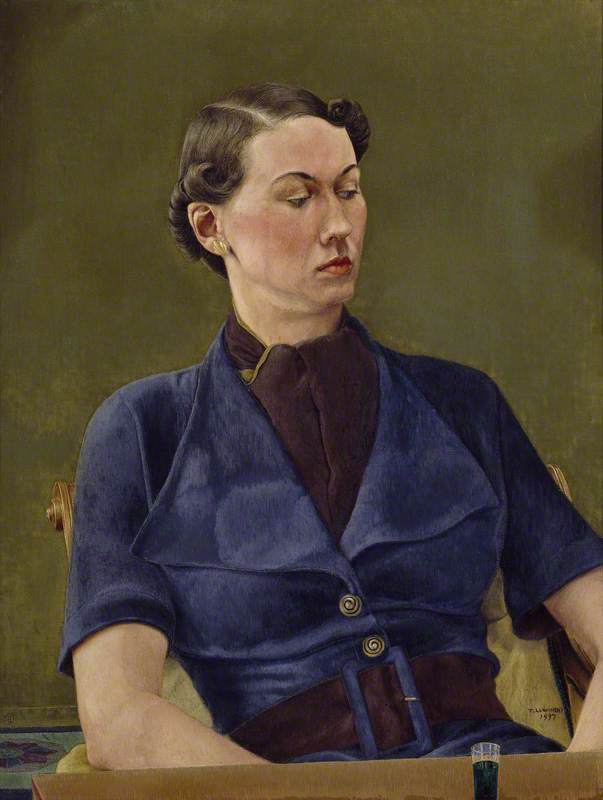 Order Art Reproductions Miss Avril Turner, 1937 by Thomas Esmond Lowinsky (1892-1947) | ArtsDot.com
