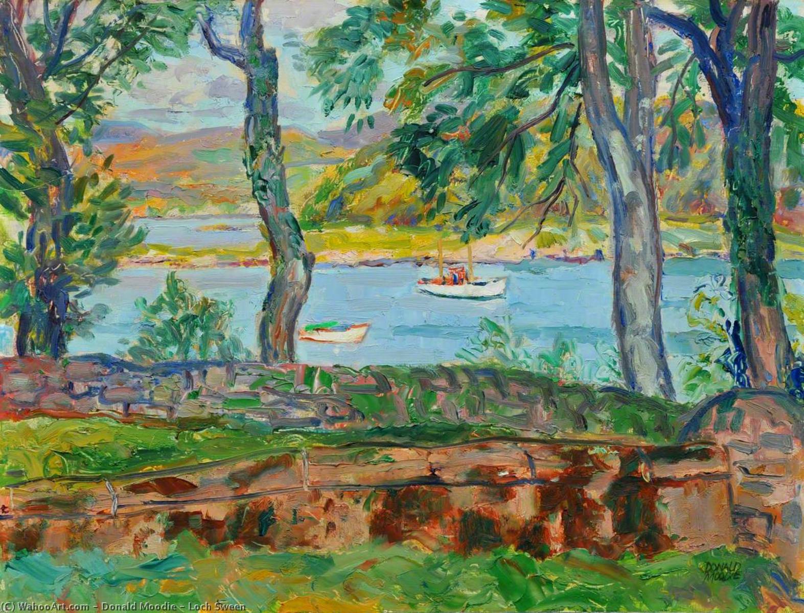 Order Art Reproductions Loch Sween by Donald Moodie (Inspired By) (1892-1963) | ArtsDot.com