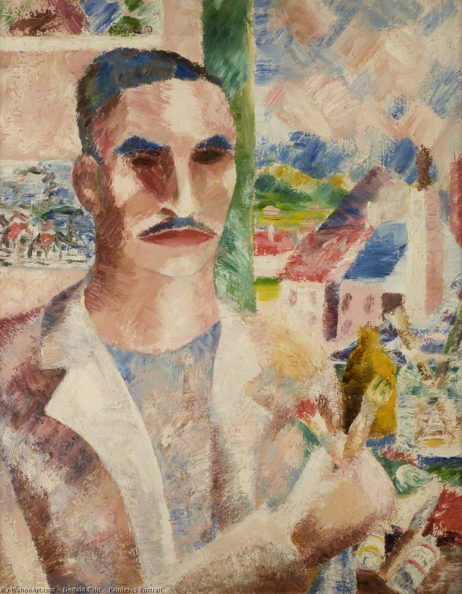 Order Paintings Reproductions Painter`s Portrait, 1946 by Donald Bain (Inspired By) (1904-1979) | ArtsDot.com