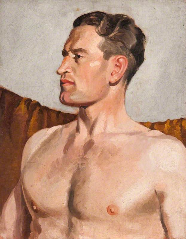 Buy Museum Art Reproductions Male Portrait by Margaret Oliver Brown (Inspired By) (1912-1990) | ArtsDot.com
