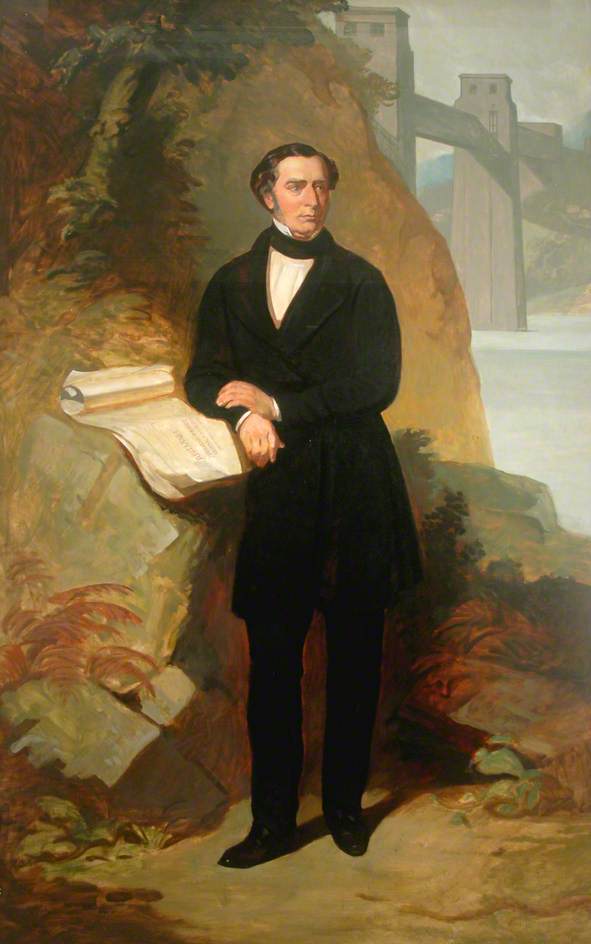 Robert Stephenson (1803–1859) (copy of John Lucas) by Colin Graham Frederick Hayes (1919-2003) Colin Graham Frederick Hayes | ArtsDot.com