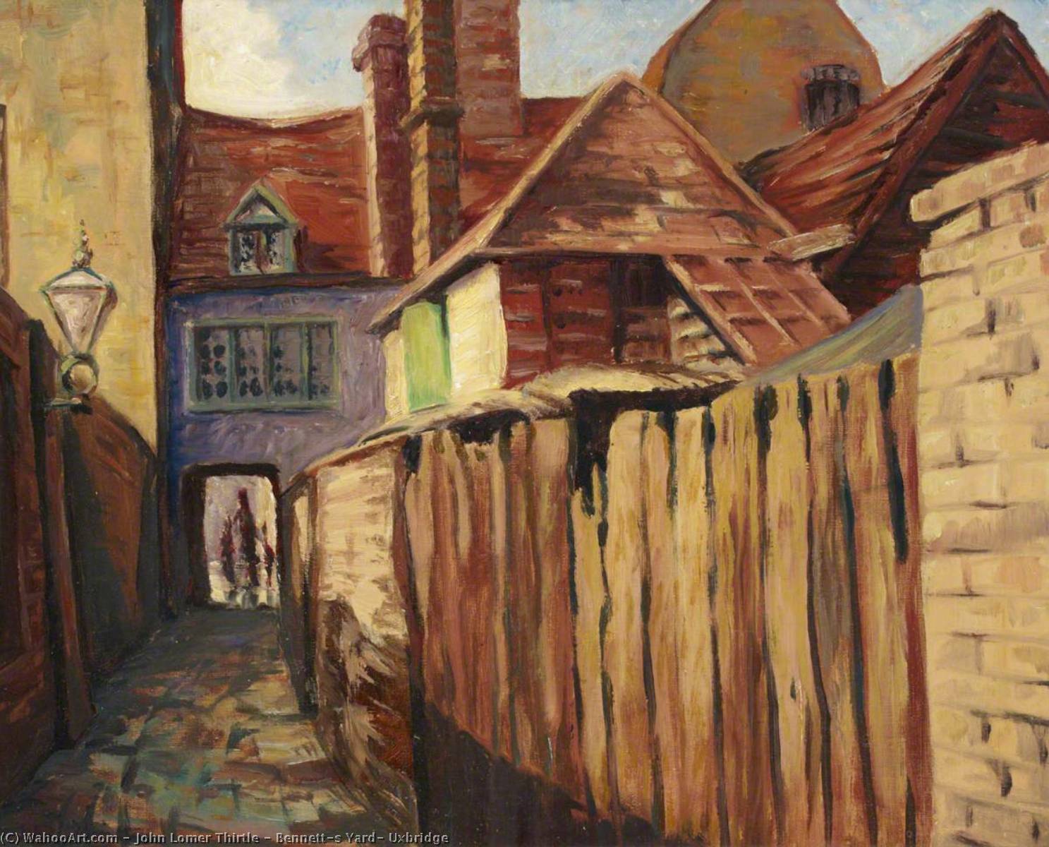 Bennett`s Yard, Uxbridge by John Lomer Thirtle John Lomer Thirtle | ArtsDot.com